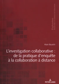 L'investigation collaborative : de la pratique d'enquête à la collaboration à distance