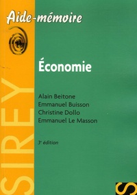Alain Beitone et Emmanuel Buisson - Economie.