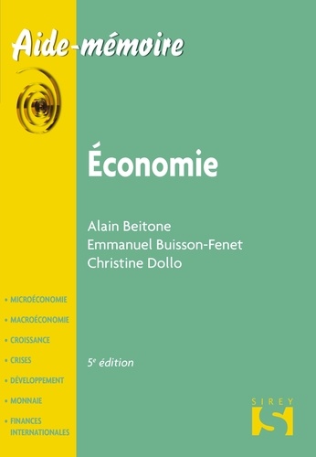 Alain Beitone et Emmanuel Buisson-Fenet - Economie.