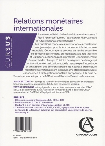 Relations monétaires internationales