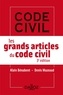 Alain Bénabent et Denis Mazeaud - Les grands articles du code civil.