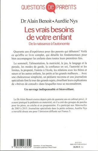 Les vrais besoins de l'enfant de la naissance à l'autonomie