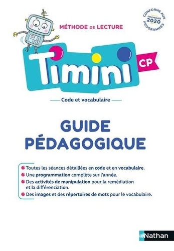 Alain Bentolila - Méthode de lecture Timini CP - Guide pédagogique.