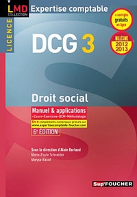 Alain Burlaud - DCG 3 Droit social.