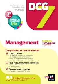 Alain Burlaud et Ludovic Babin-Touba - DCG 7 Management - Manuel + applications + corrigés.
