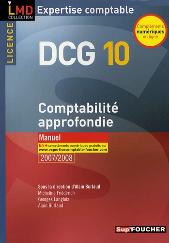 Alain Burlaud et Micheline Friédérich - DCG10 Comptabilité approfondie.