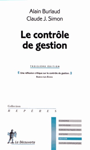 Alain Burlaud et Claude J. Simon - Le contrôle de gestion.