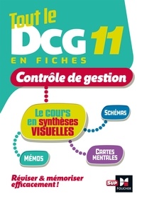 Alain Burlaud - Tout le DCG 11 :  mémo cartes - Révision 2023-2024.