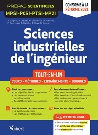 Alain Caignot et Vincent Crespel - Sciences industrielles de l'ingénieur MPSI-PCSI-PTSI-MP2I - Tout-en-un - Cours-méthodes, entraînements, corrigés.
