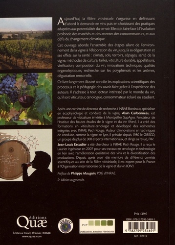 De l'oenologie à la viticulture 2e édition revue et augmentée