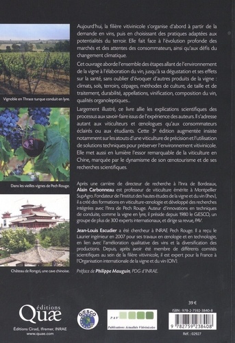 De l'oenologie à la viticulture 3e édition revue et augmentée