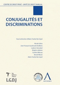 Alain-Charles Van Gysel - Conjugalités et discriminations.