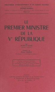 Le Premier ministre de la Ve République