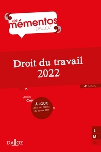 Alain Coeuret et Jean-Philippe Lieutier - Droit du travail 2022 - 4e ed..