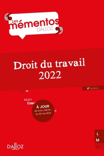 Droit du travail 2022 - 4e ed.  Edition 2022