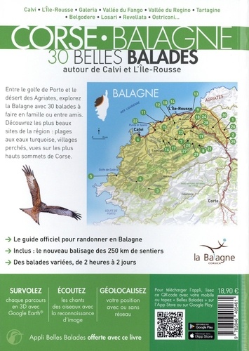 Corse Balagne. 30 belles balades, autour de Calvi et l'Ile-Rousse 3e édition
