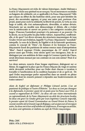 Penser la Franc-Maçonnerie du 21e siècle. L'ordre maçonnique est-il menacé ?