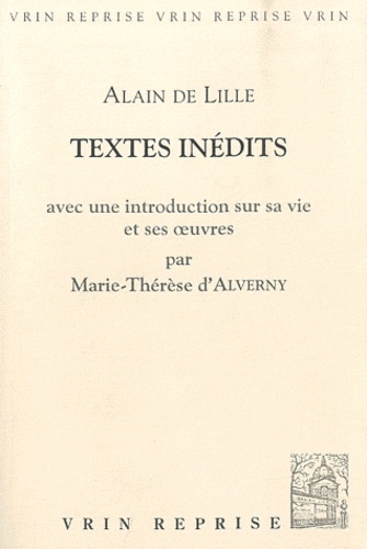Alain de Lille - Textes inédits.