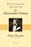 Dictionnaire amoureux d'Alexandre Dumas
