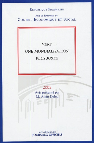 Alain Deleu - Vers une mondialisation plus juste.