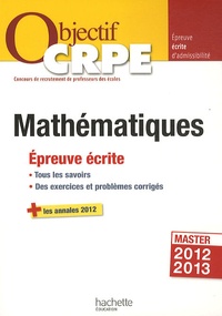 Alain Descaves - Mathématiques - Epreuves écrites d'admissibilité.