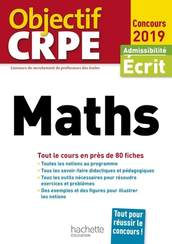 Alain Descaves - Objectif CRPE En Fiches Maths 2019.
