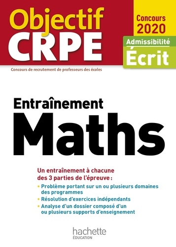 Objectif CRPE Entrainement en maths 2021
