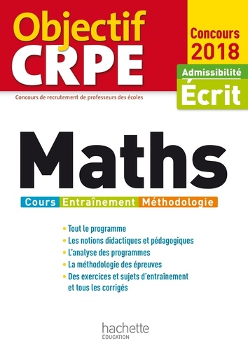 Objectif CRPE Maths - 2018