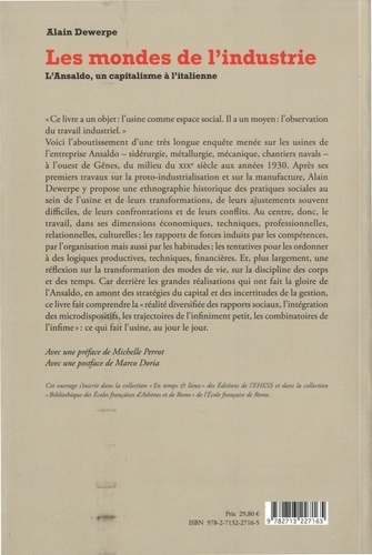 Les mondes de l'industrie. L'Ansaldo, un capitalisme à l'italienne