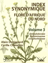 Index synonymique de la flore d'Afrique du Nord