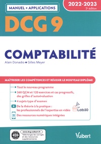 Alain Donadio et Gilles Meyer - Comptabilité DCG 9 - Manuel + applications.