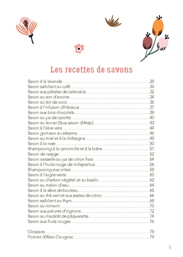 Savons aux plantes et aux fleurs - Alain Dougnac - Livres - Furet du Nord