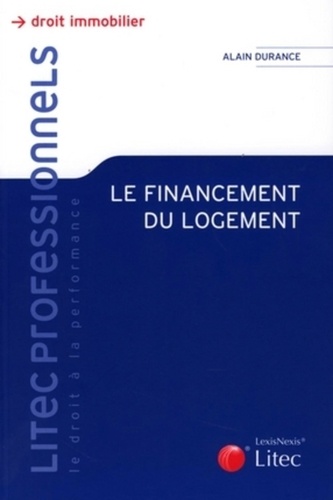 Alain Durance - Le financement du logement.