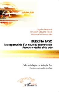 Burkina faso les opportunités d'un nouveau contrat social