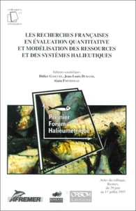 Les recherches françaises en évaluation quantitative et modélisation des ressources et des systèmes halieutiques