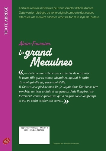 Le grand Meaulnes  Texte abrégé