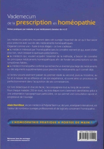 Vademecum de la prescription en homéopathie 2e édition