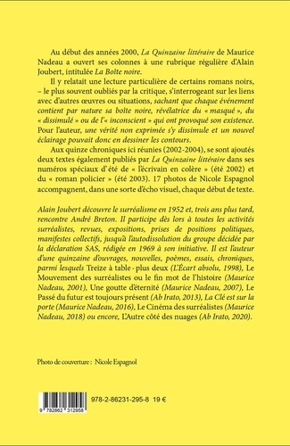 Chroniques de La Boîte noire. "La Quinzaine littéraire" (2002-2004)