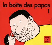 Alain Le Saux - La boîte des papas - Volume 1, Papa conduit ; Papa dort ; Papa est content ; Papa se rase.