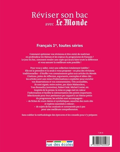 Français 1re, toutes séries  Edition 2017