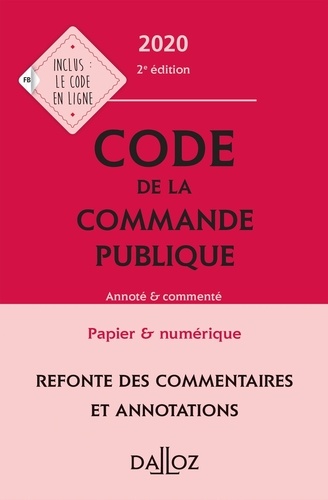 Alain Ménéménis - Code de la commande publique - Annoté & commenté.