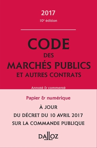 Alain Ménéménis et Nicolas Nalepa - Code des marchés publics et autres contrats - Annoté & commenté.