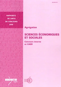 Agrégation Sciences Economiques et Sociales