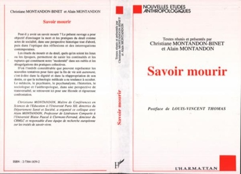 Alain Montandon - Savoir mourir - [actes du colloque international, Créteil, 21-23 mai 1992].