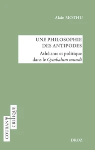 Une philosophie des Antipodes