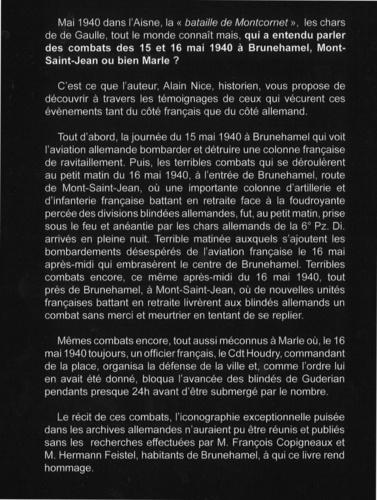 Combats oubliés. Brunehamel, Mont-Saint-Jean, Marle, 15-16 mai 1940