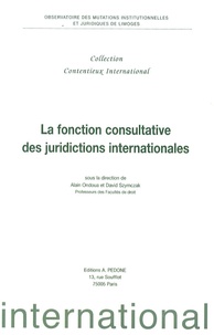 Alain Ondoua et David Szymczak - La fonction consultative des juridictions internationales.