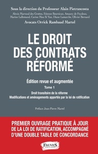 Alain Pietrancosta - Droit des contrats réformé - 2 volumes.
