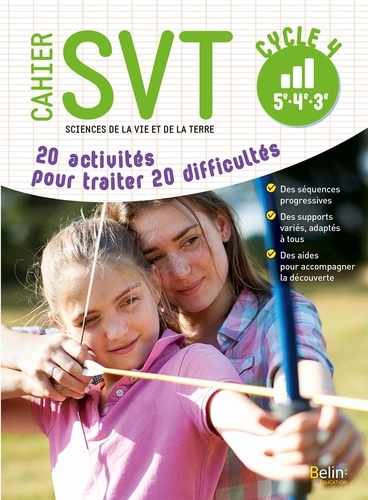 Alain Pothet et Isabelle Ducos-Filippi - Cahier SVT Cycle 4 (5e, 4e, 3e) - 20 activités pour traiter 20 difficultés.