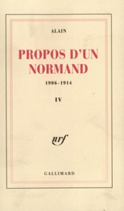  Alain - Propos d'un Normand - Tome 4.